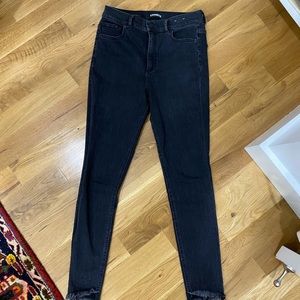 Dark Grey Jeans - Express